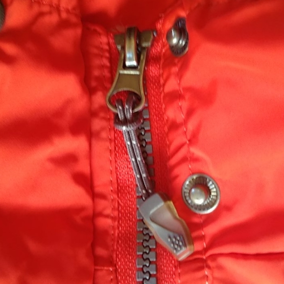 Green Tea Orange Vest Sherpa Lined Super Soft - Picture 7 of 9